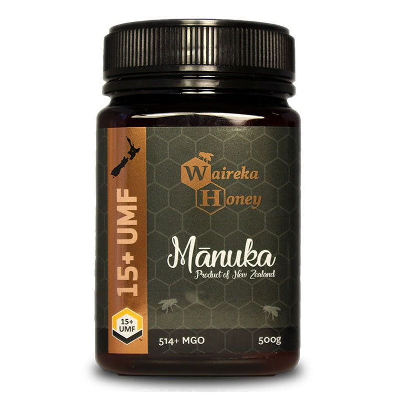 WAIREKA Manuka Honey UMF 15+, MGO 563 mg/kg, 500g