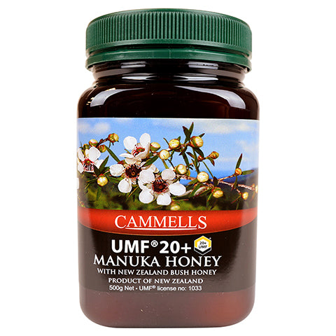 CAMMELLS Manuka Honey UMF 20+, MGO 891 mg/kg, 500g