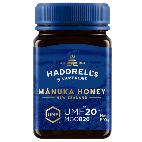 HADDRELL's Manuka Honey UMF 20+, MGO 867 mg/kg, 500g