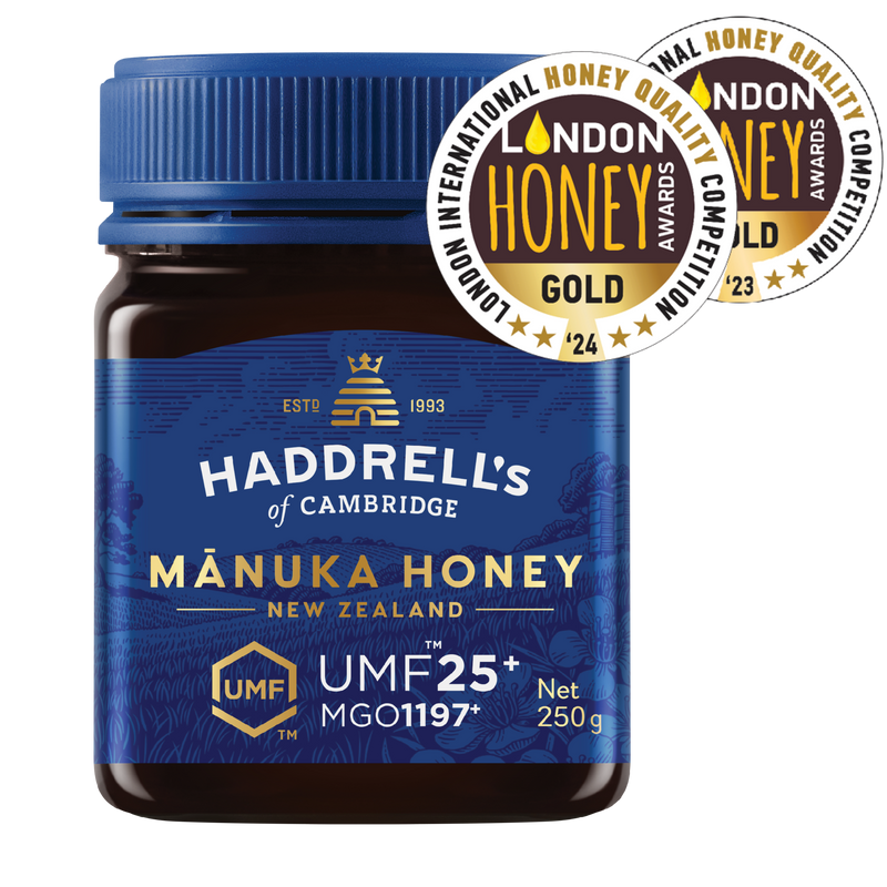 HADDRELL's Manuka Honey UMF 25+, MGO 1238 mg/kg, 250g