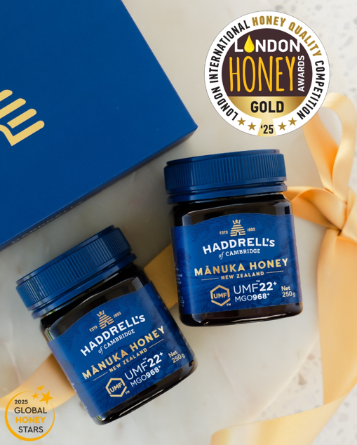 HADDRELL's Manuka Honey UMF 22+, MGO 976 mg/kg, 250g