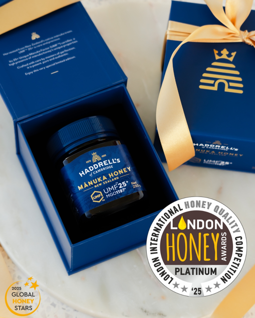 HADDRELL's Manuka Honey UMF 25+, MGO 1220 mg/kg, 250g