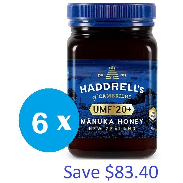 HADDRELL's Manuka Honey UMF 20+, MGO 938 mg/kg, 500g