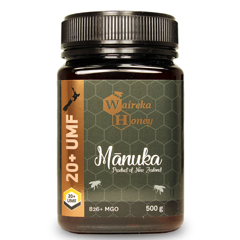 WAIREKA Manuka Honey UMF 20+, MGO 893 mg/kg, 500g