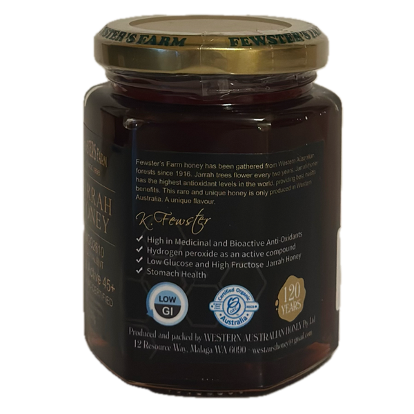 Jarrah Honey TA45+, Organic Certified, Equivalent MGO 2610 mg/kg