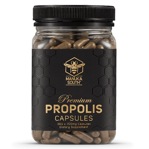 Premium Propolis Capsules 700mg x 365 - Immune Response and Digestive Health - Manuka Canada, Honey World Store