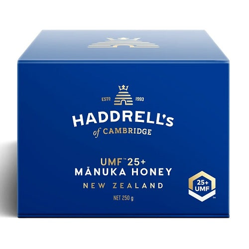 HADDRELL's Manuka Honey UMF 25+, MGO 1250 mg/kg, 250g